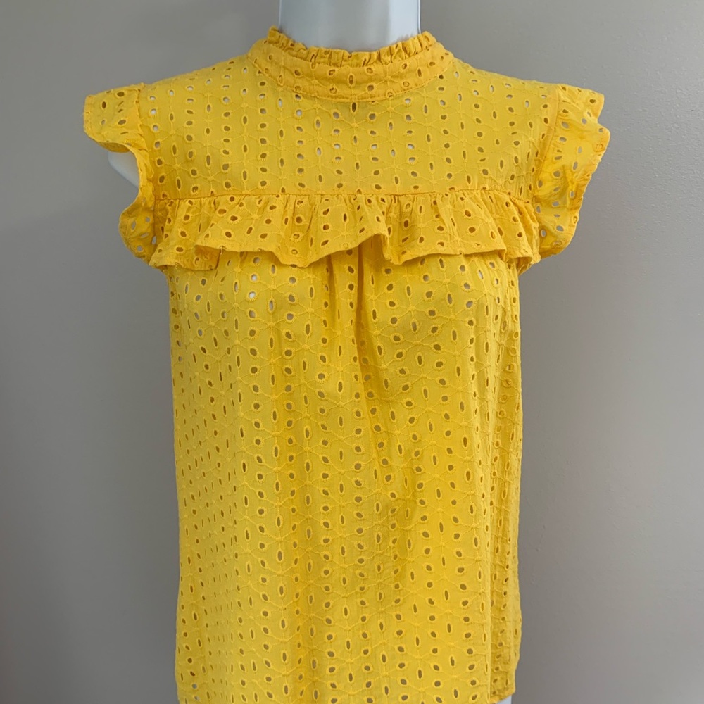 Self Esteem Eyelet Top
